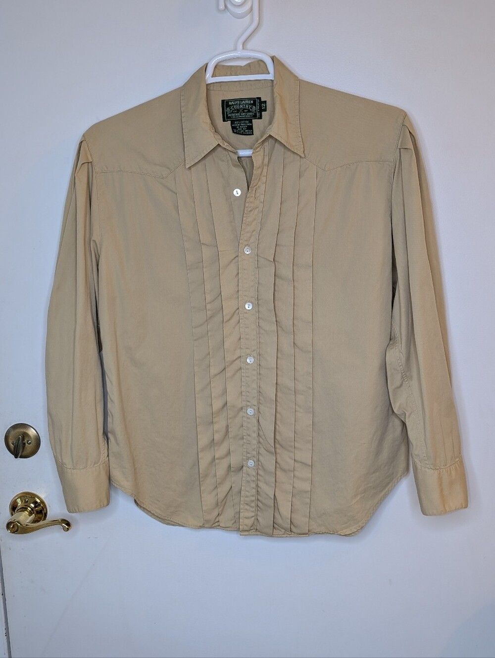 Ralph Lauren Country Vintage 1980s Prairie Western Top  Size 12 Vintage